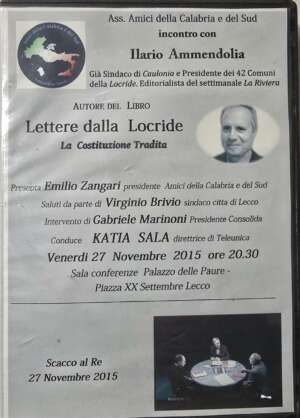 Copertina DVD Incontro con Ilario Ammendolia